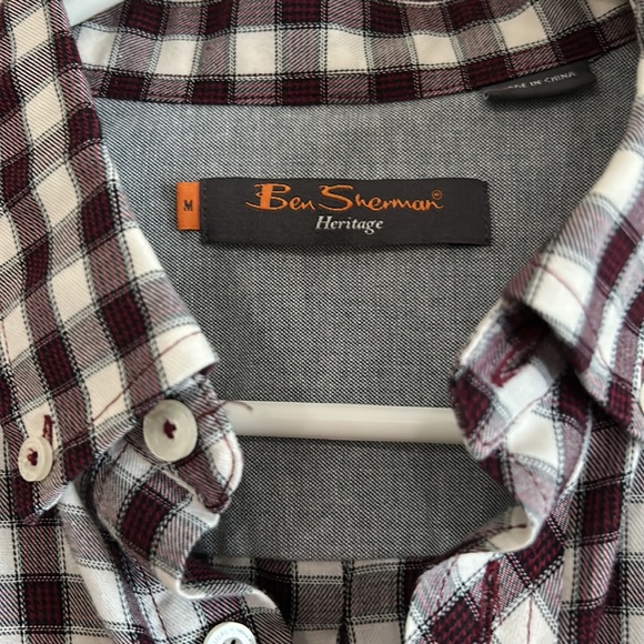 Bundle of 2 Ben Sherman button down shirts size M. - Picture 8 of 9